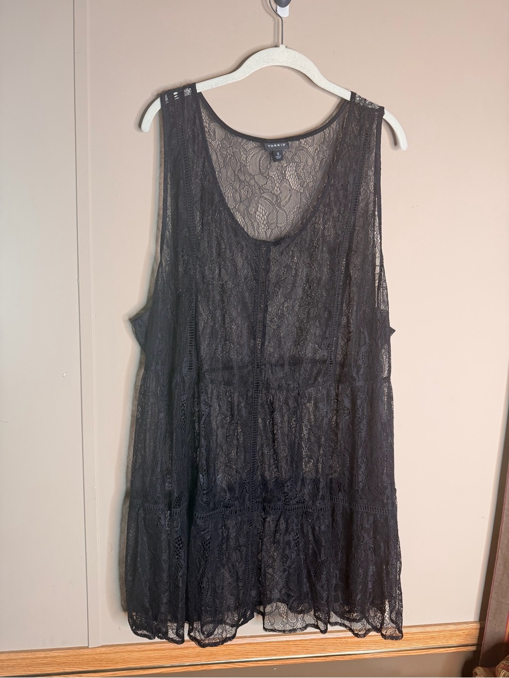 torrid Black Lace Mini Dress